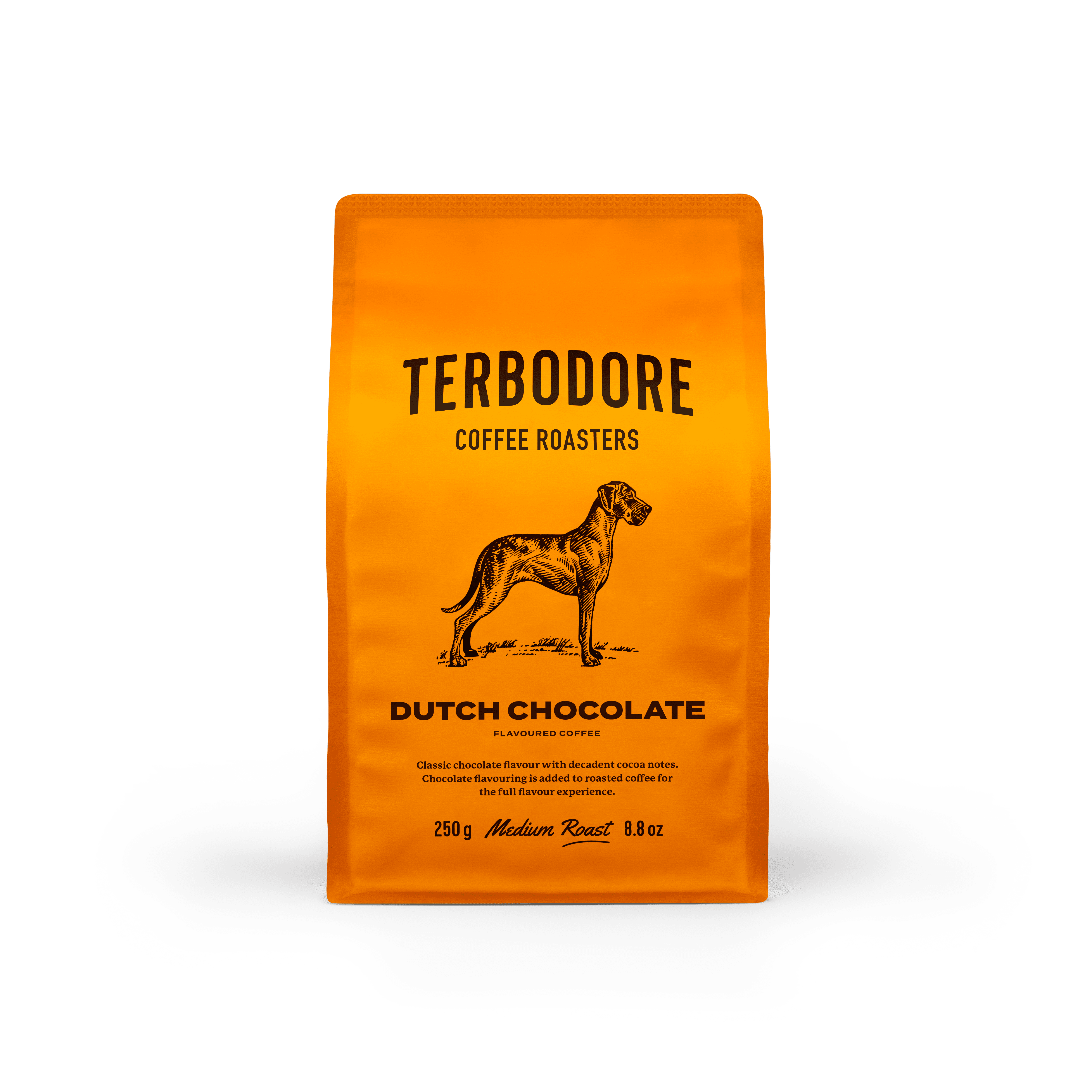 DUTCH-CHOCOLATE-STANDING-FRONT - TERBODORE Coffee Roasters