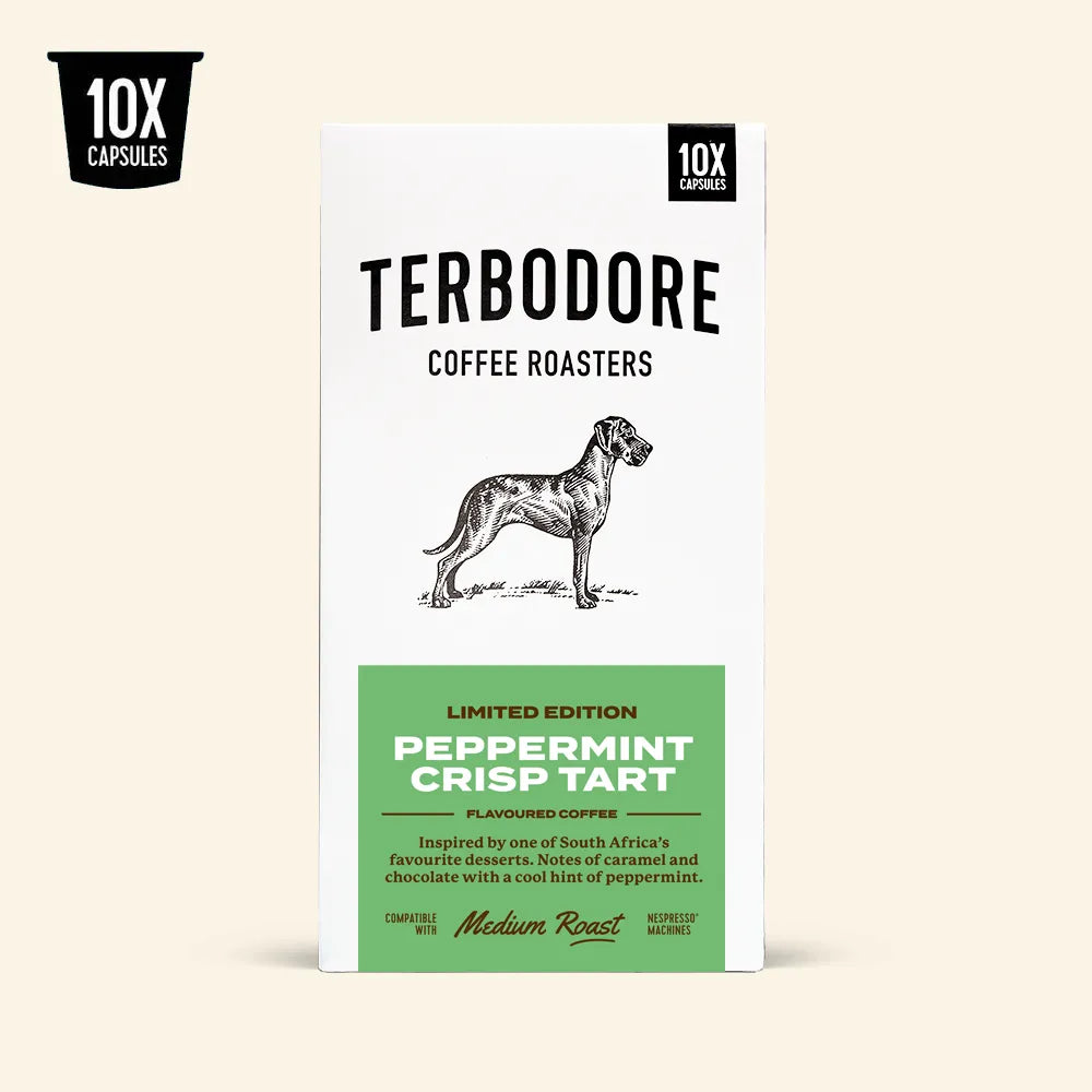 Peppermint Crisp Tart Flavoured Coffee.