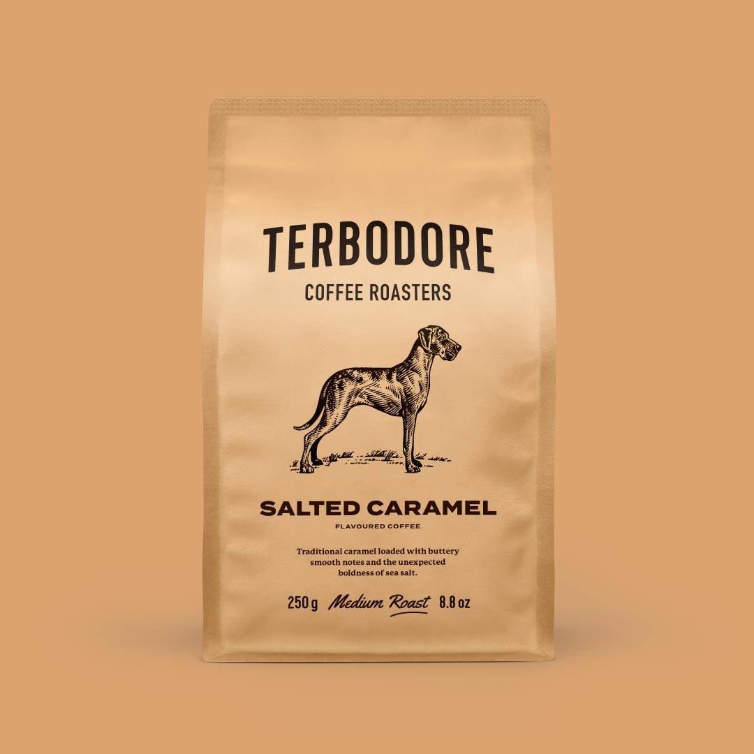 TERBODORE Salted Caramel flavoured Coffee