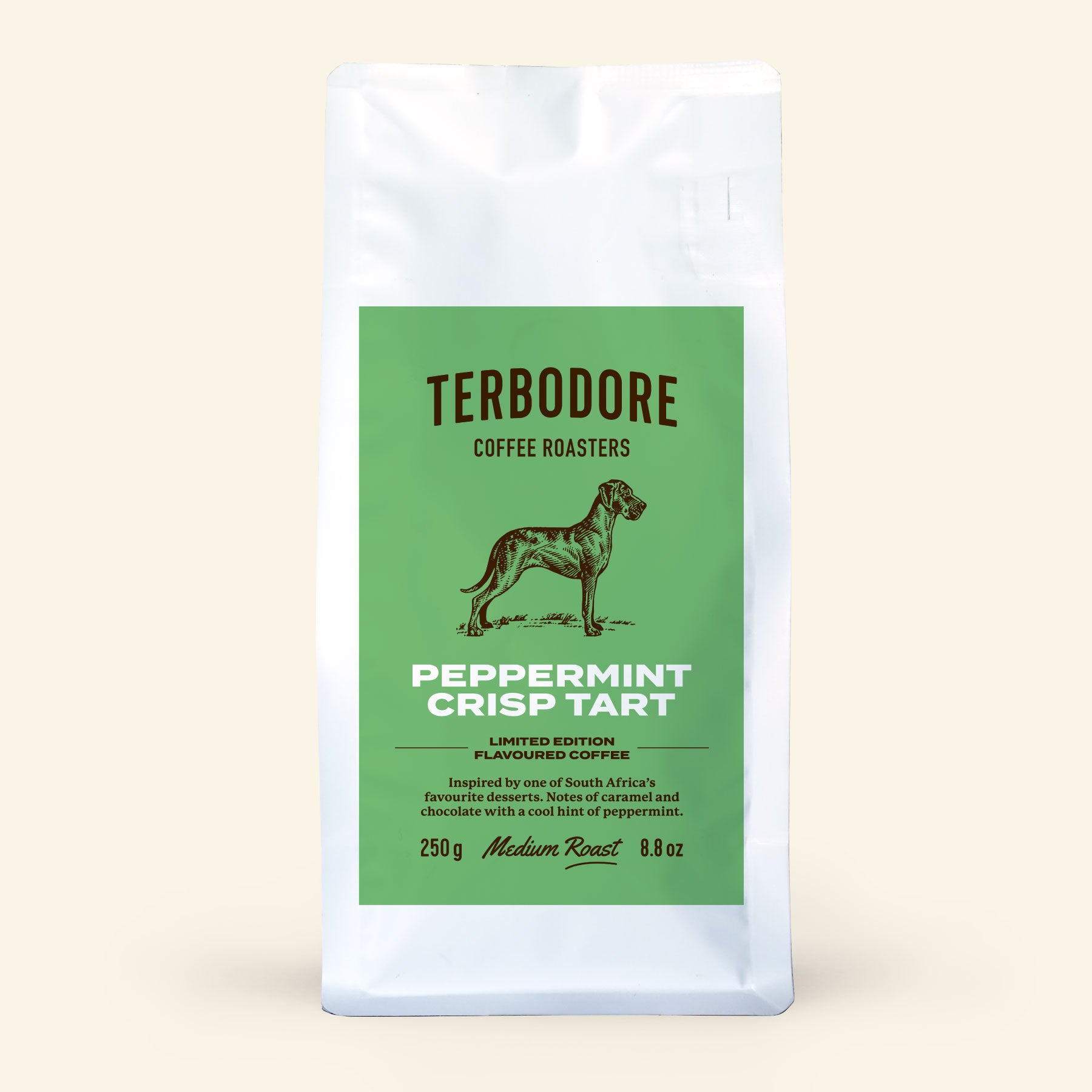 Peppermint Crisp Tart Flavoured Coffee.