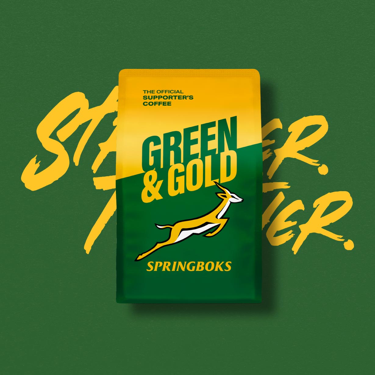 Green and Gold coffee