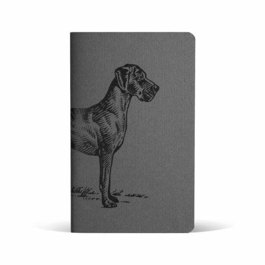 Terbodore Notebook with Great Dane Dog - front view