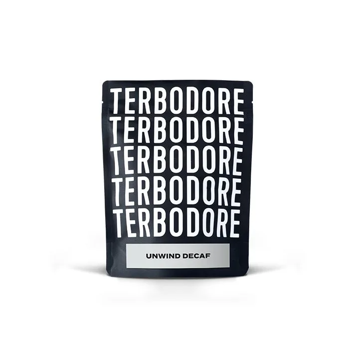 Terbodore Unwind Decaf Sample bag